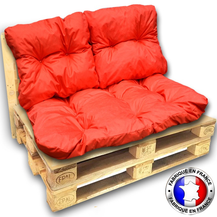 KIT COUSSINS PALETTE OUTDOOR orange 120*80 cm KIT COUSSINS PALETTE OUTDOOR orange 120*80 cm