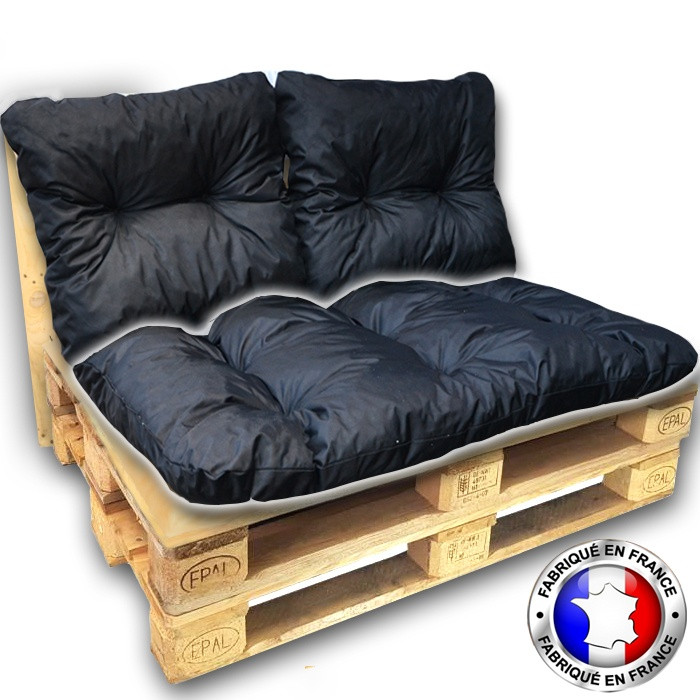 COUSSIN ASSISE pour SALON PALETTE 120*80 cm anthracite ép.17 cm COUSSIN ASSISE pour SALON PALETTE 120*80 cm anthracite ép.17 cm
