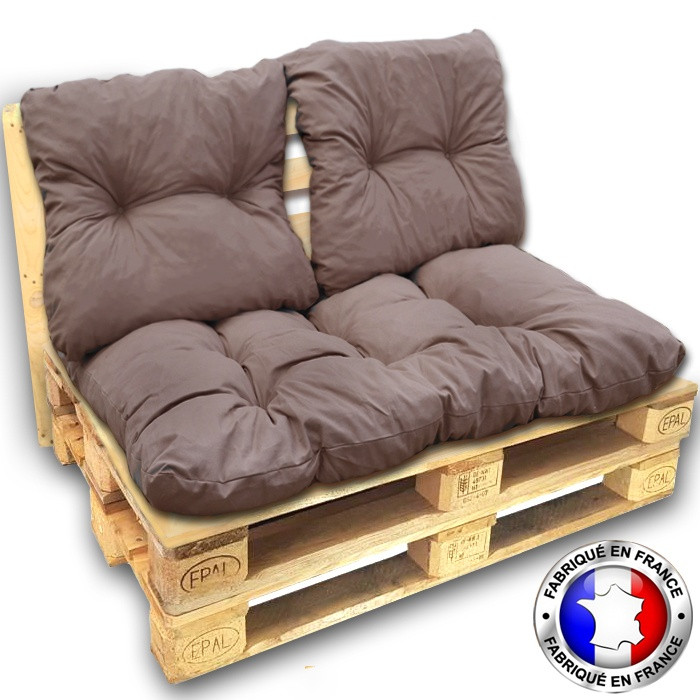KIT COUSSINS PALETTE COTON complet 1 assise+3 dossiers 120*80 cm KIT COUSSINS PALETTE COTON complet 1 assise+3 dossiers 120*80 cm