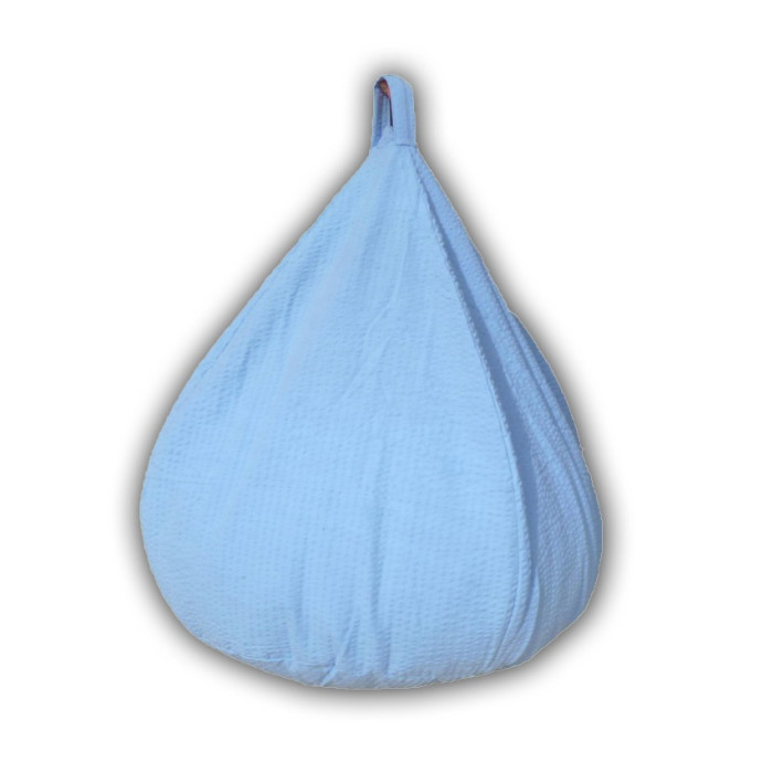 Pouf Poire Enfant bleu gaufré pas cher FABRIQUE EN FRANCE Pouf Poire Enfant bleu gaufré pas cher FABRIQUE EN FRANCE