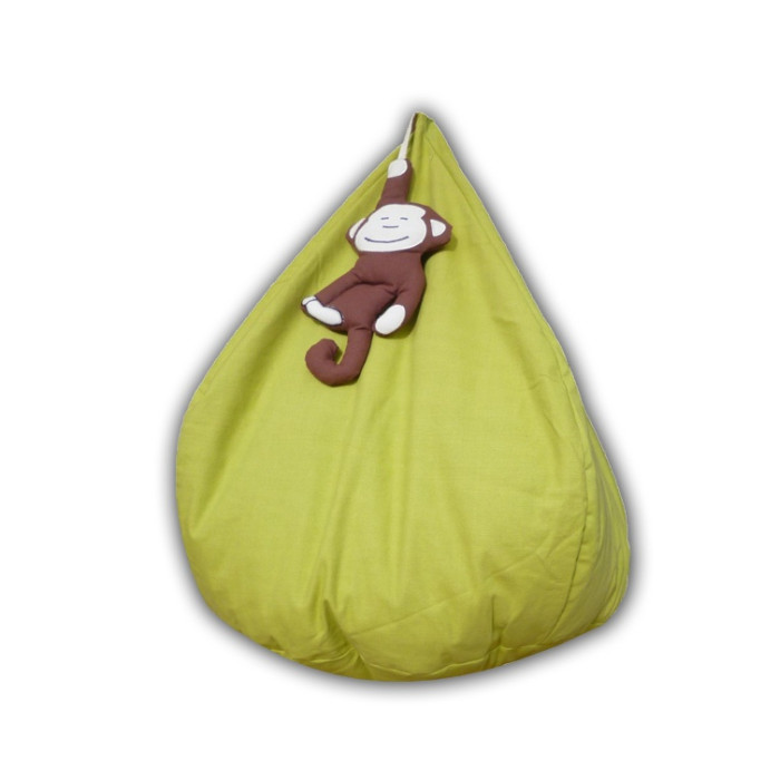 Poire enfant verte motif singe jungle Poire enfant verte motif singe jungle