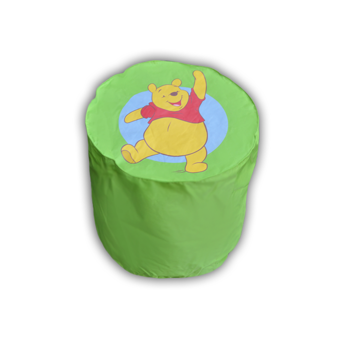 Pouf Vert Winnie Disney pas cher FABRIQUE EN FRANCE Pouf Vert Winnie Disney pas cher FABRIQUE EN FRANCE