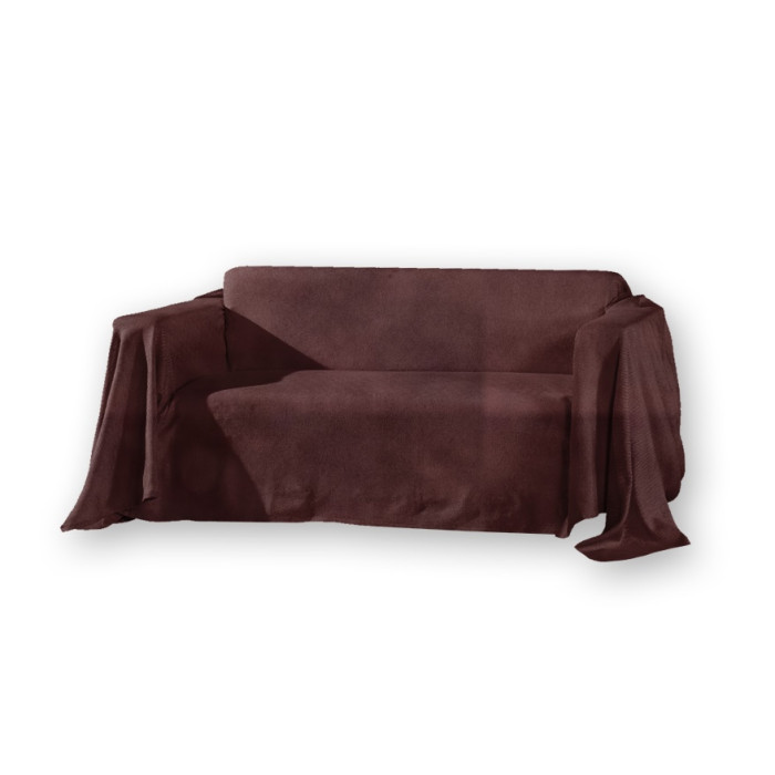 Jeté de canapé marron Jeté de canapé marron