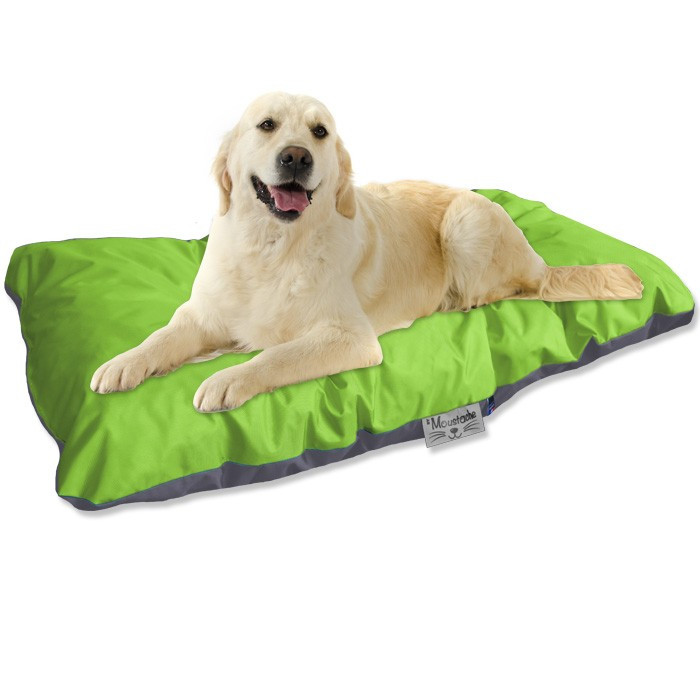 Coussin Chien Extérieur imperméable vert anis gris 105x60 Coussin Chien Extérieur imperméable vert anis gris 105x60
