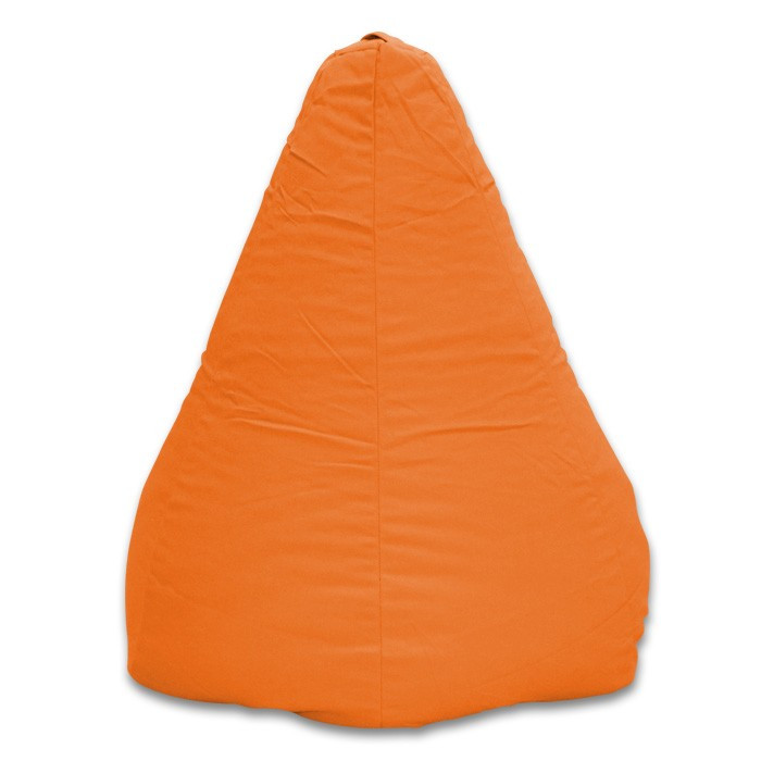 pouf poire adulte orange pastel 100% coton pouf poire adulte orange pastel 100% coton