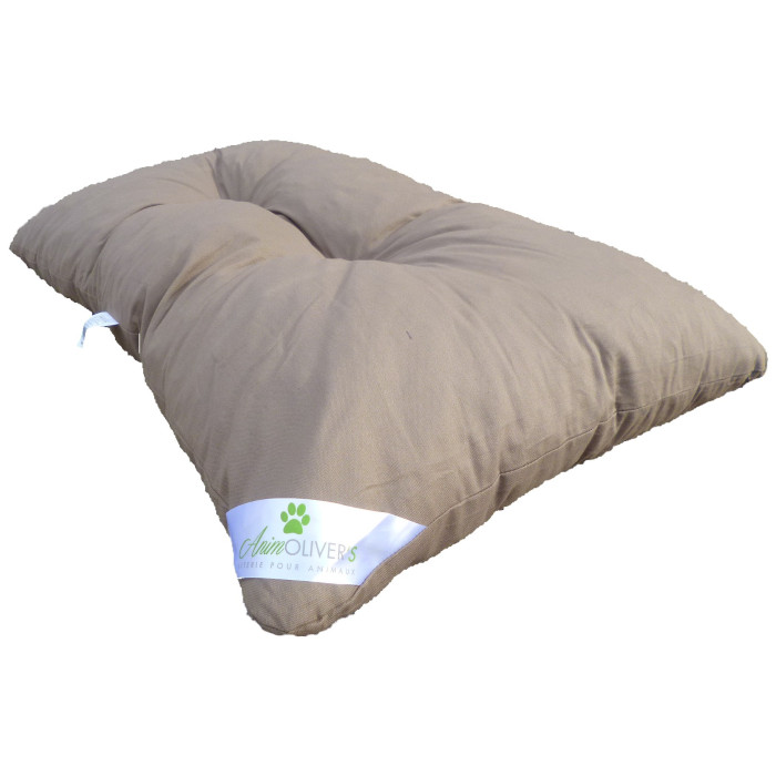 Coussin pour chien beige Grand Modèle env 110*60 pas cher fabriqué en France Coussin pour chien beige Grand Modèle env 110*60 pas cher fabriqué en France